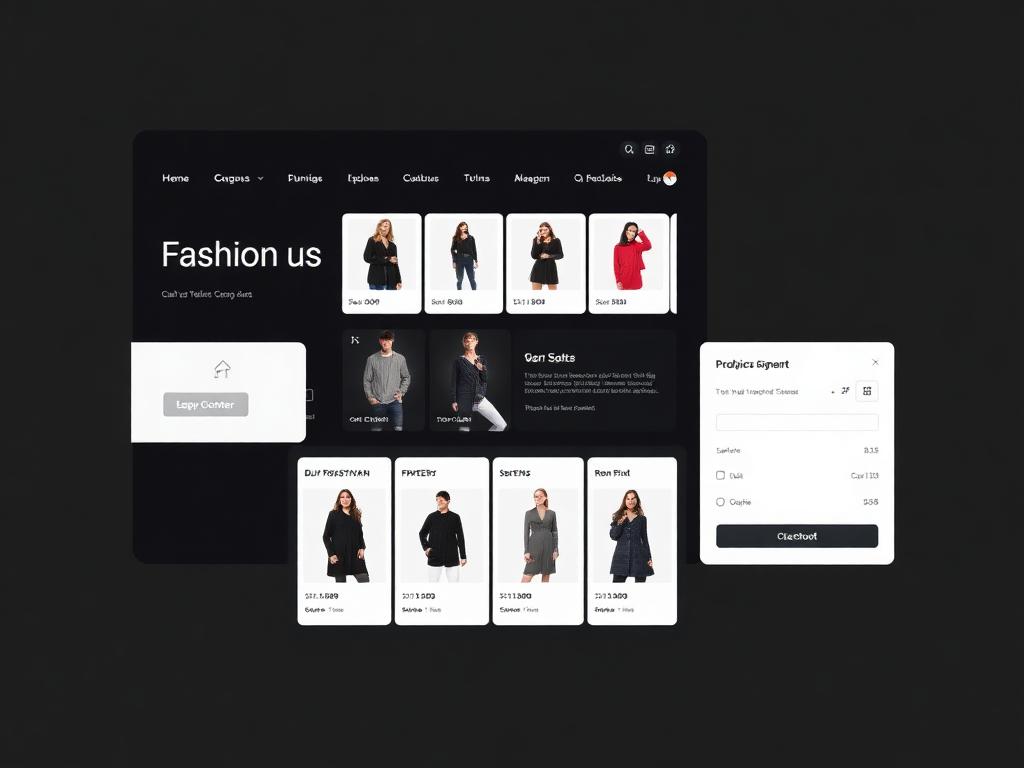 Parashikim i dizajnit të uebfaqes Atelier Mode